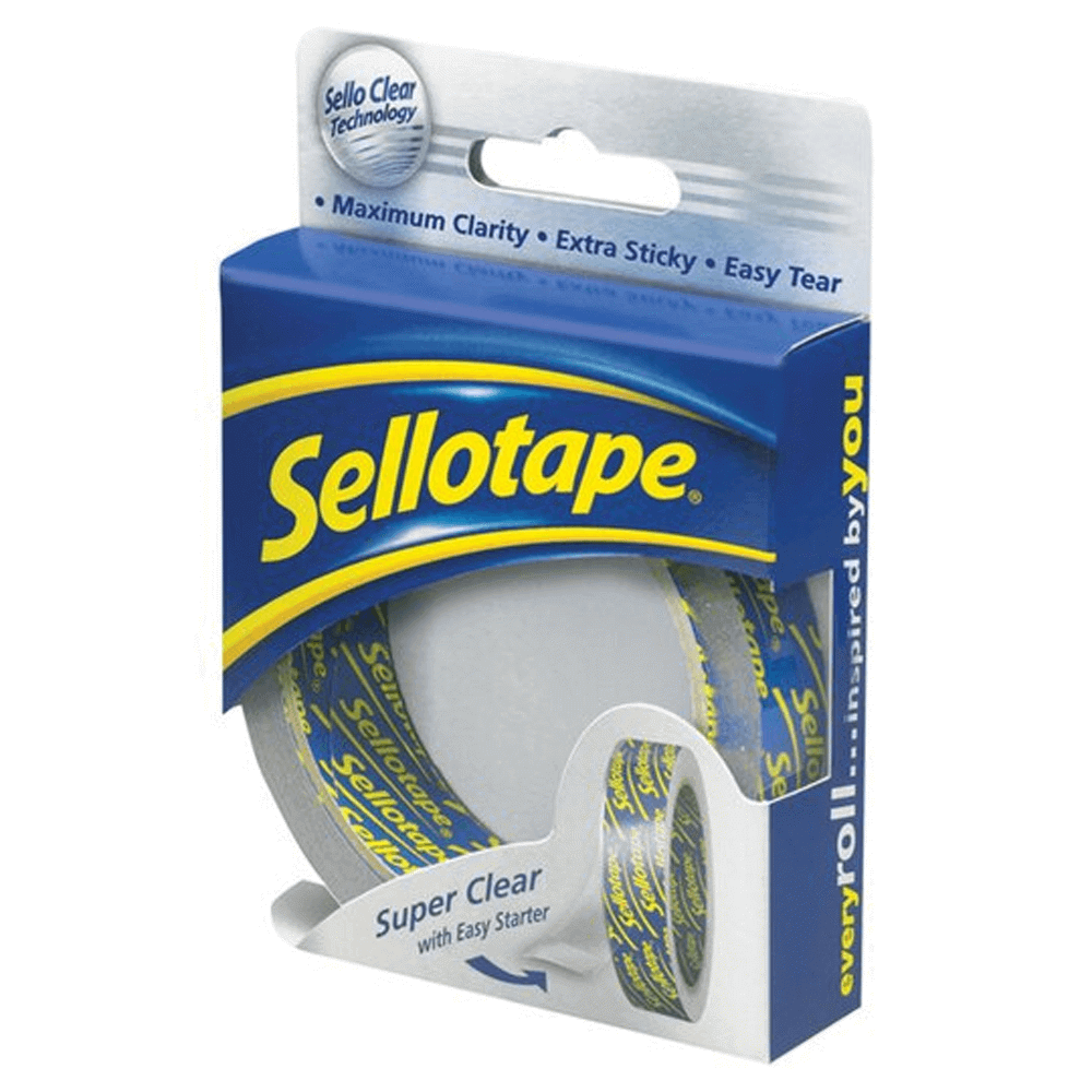 Sellotape Super Clear 24mm x 50M